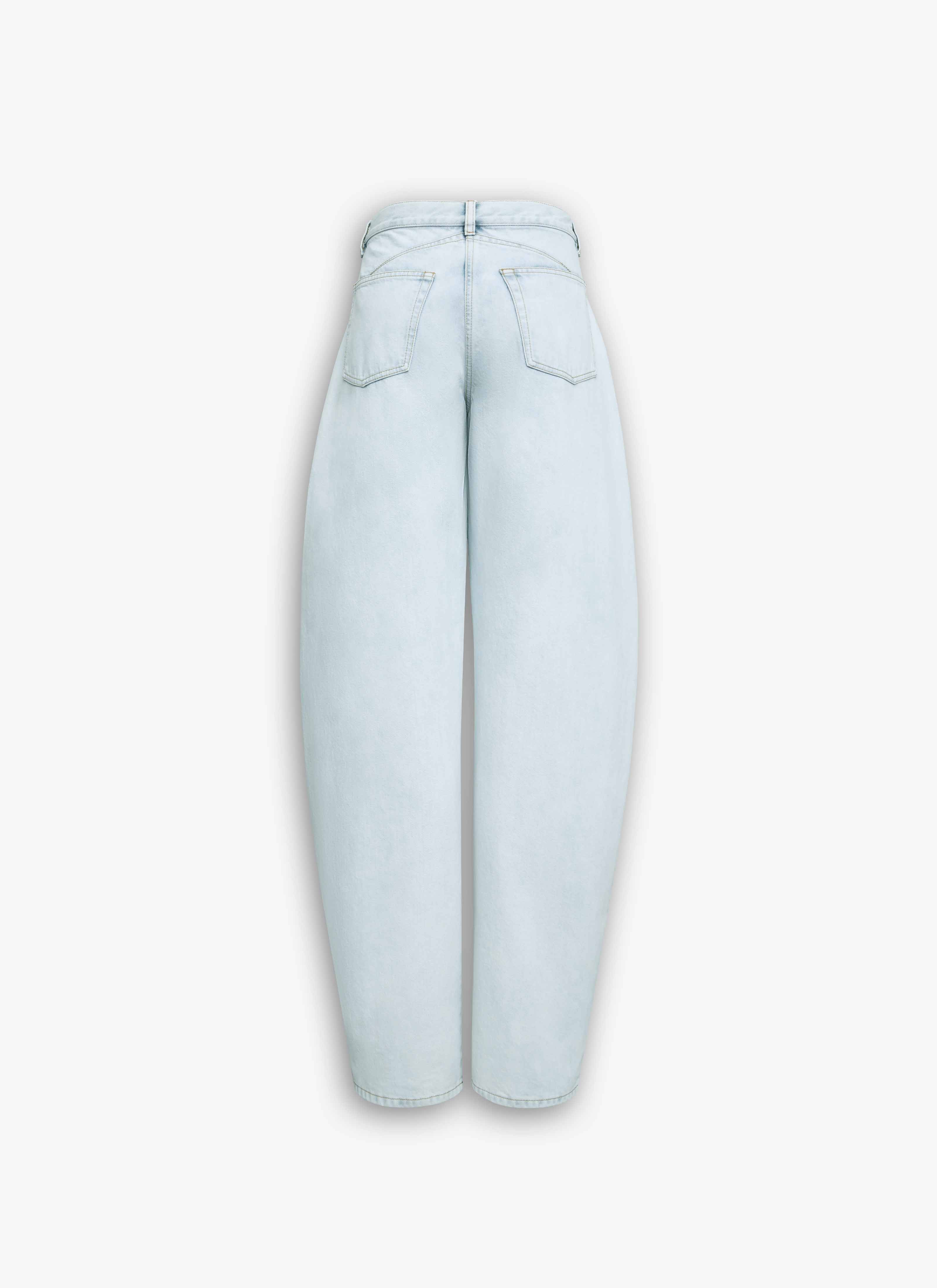 LOW WAIST ROUND JEANS - 4