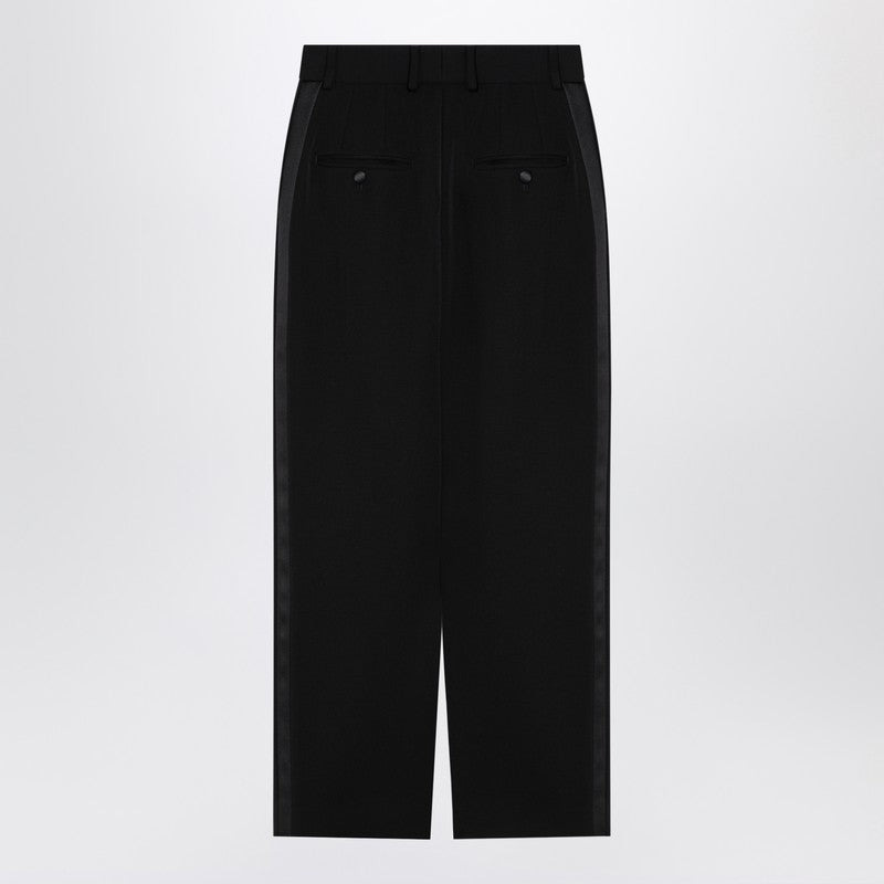 Dolce&Gabbana Black Gabardine Wool Pencil Skirt Women - 2
