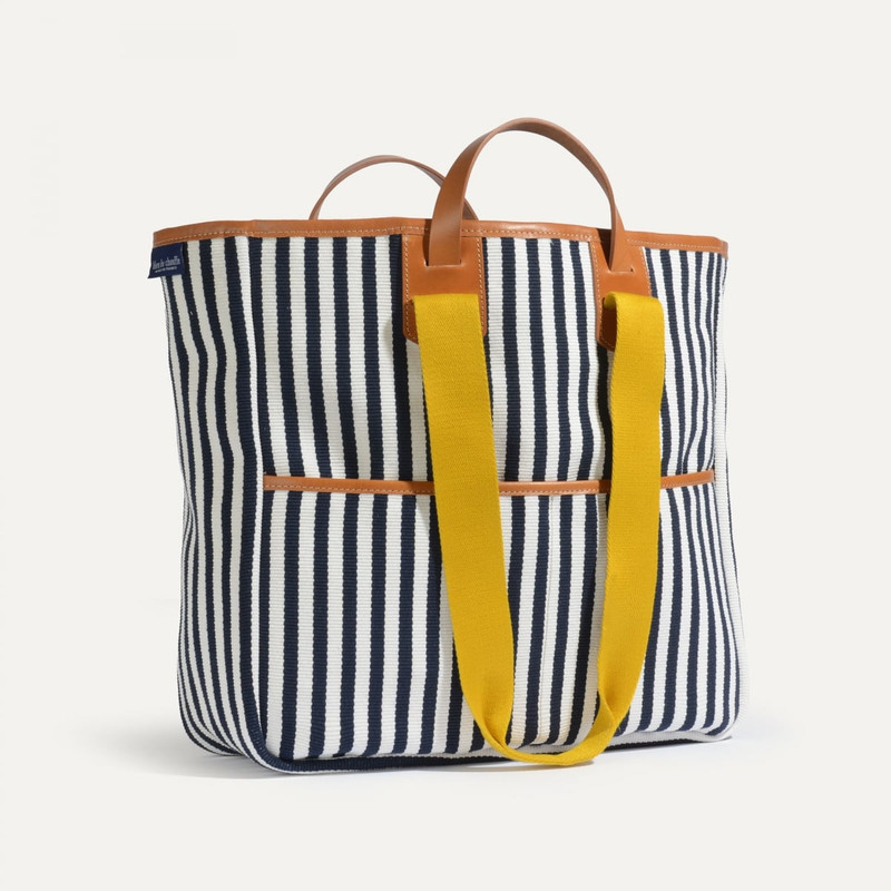Bleu de Chauffe MÉLINE MUSETTE TOTE BAG  -  SUMMER STRIPES outlook