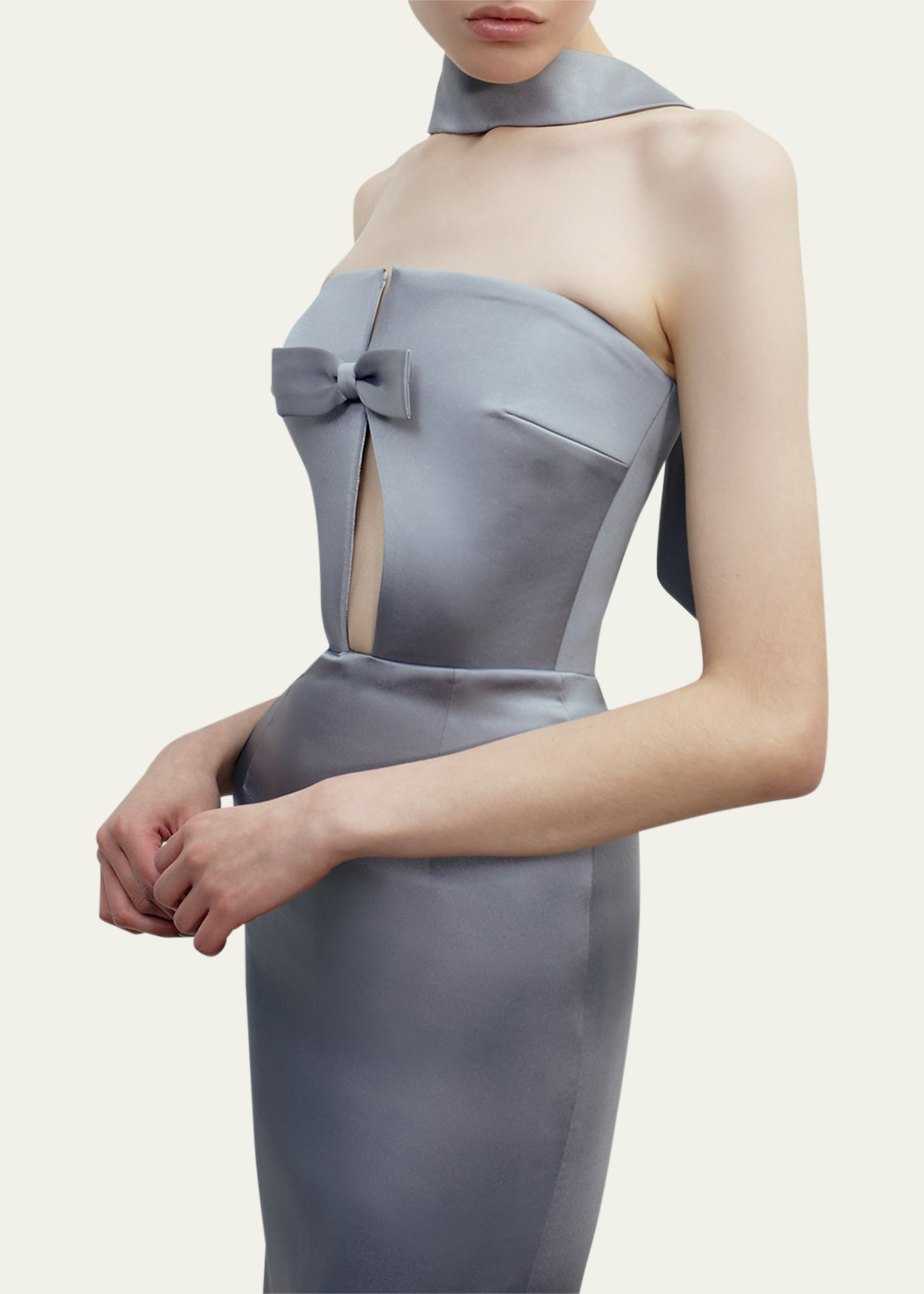 Holly Bow Detailed Maxi Dress - 4