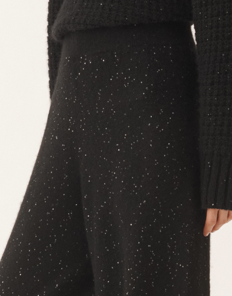 Wool and silk trousers with sequins 5