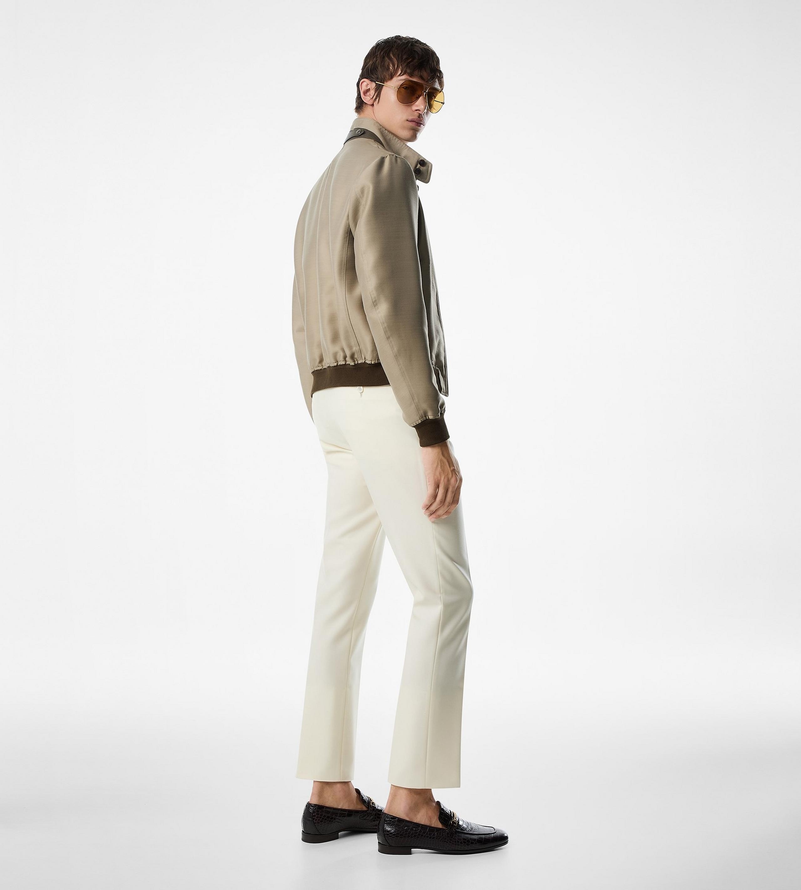 MOHAIR SILK TWILL HARRINGTON - 3