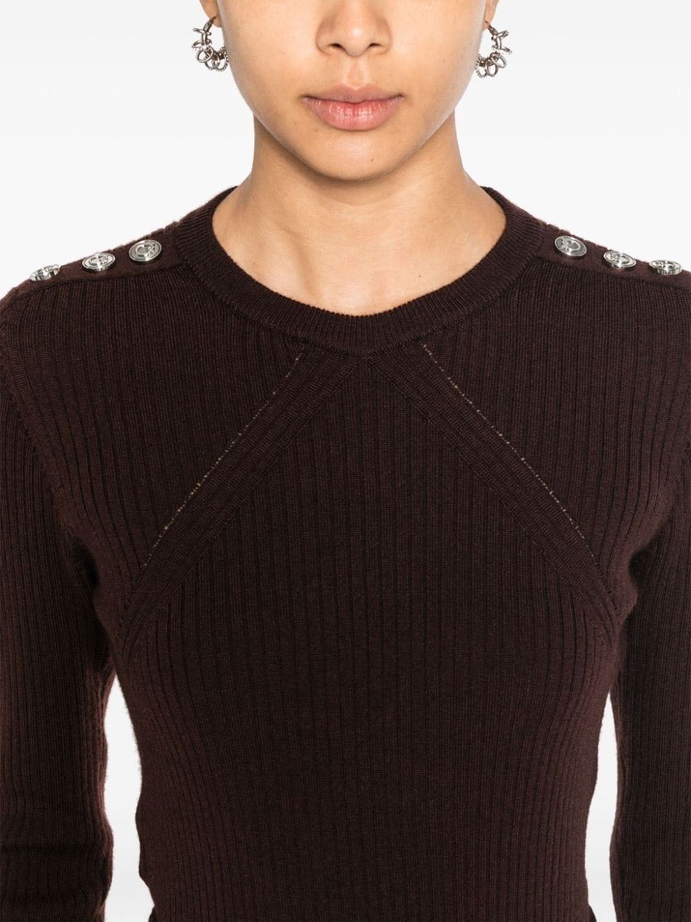 ribbed-knit top - 5