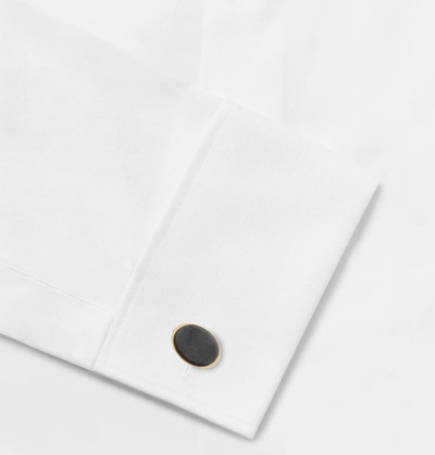 Lanvin Gold-Plated and Obsidian Cufflinks outlook