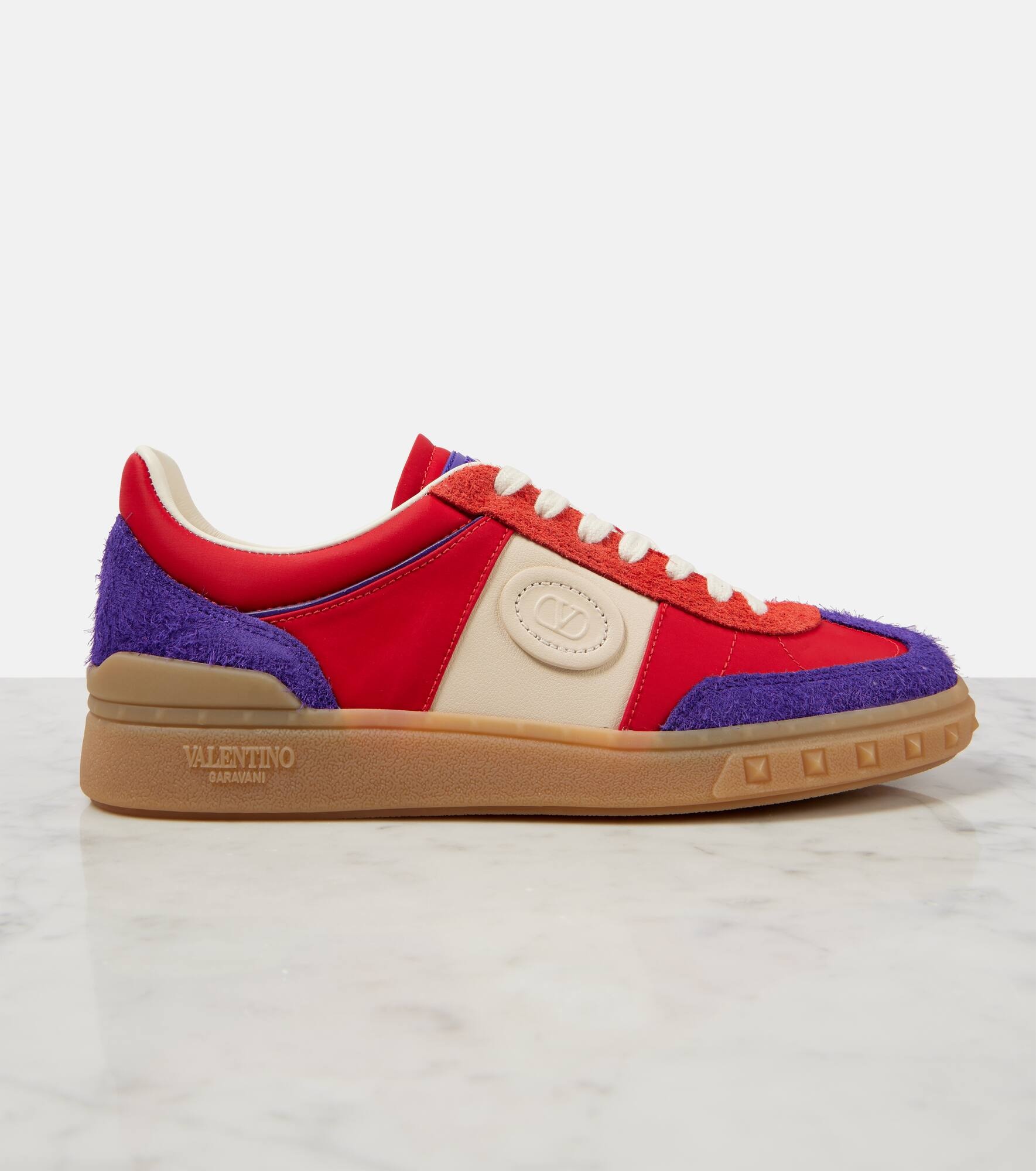 Upvillage VLogo suede sneakers - 5