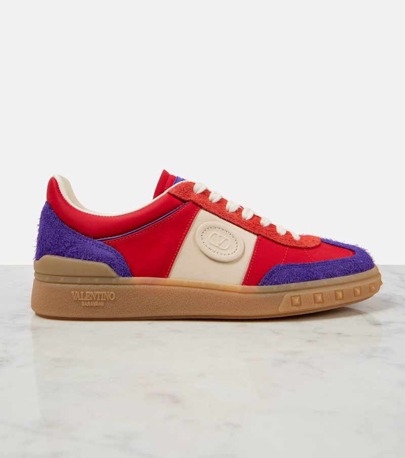 Upvillage VLogo suede sneakers 5