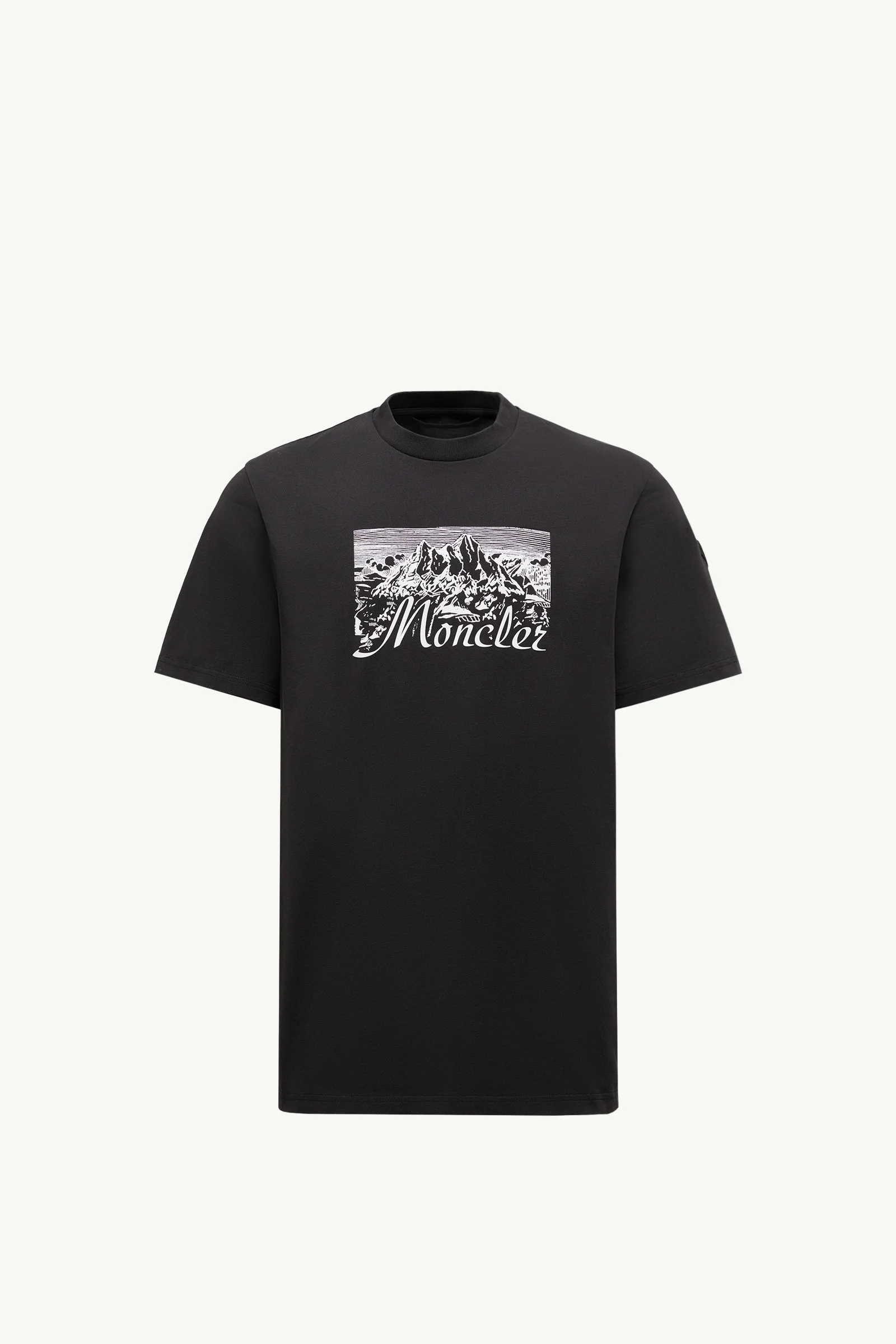 Mountain Logo Cotton T-Shirt - 1