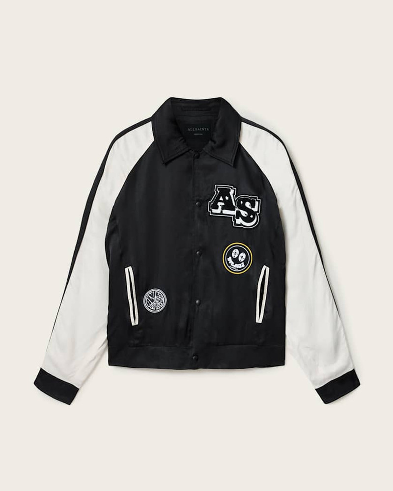 ORVILLE RELAXED FIT VARSITY PATCH JACKET 1