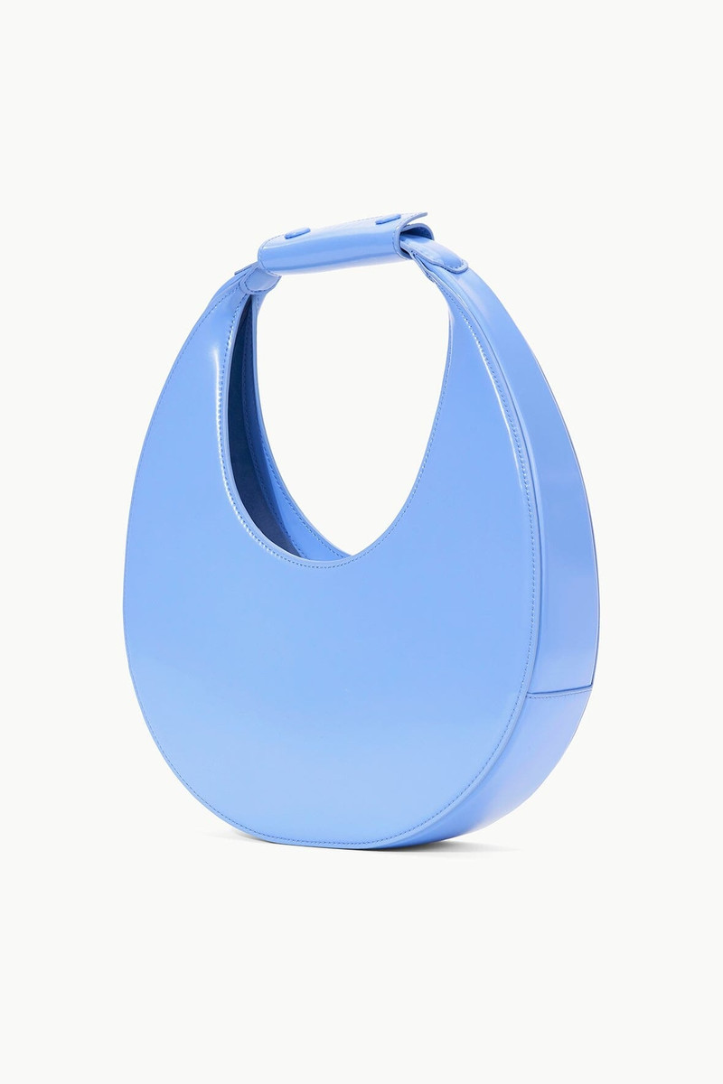 STAUD MOON BAG BLUE HYDRANGEA 3
