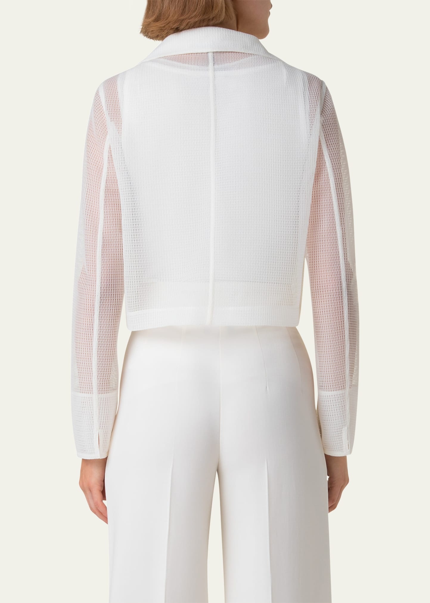 Alice Double Layer Techno Grid Trench Jacket - 3