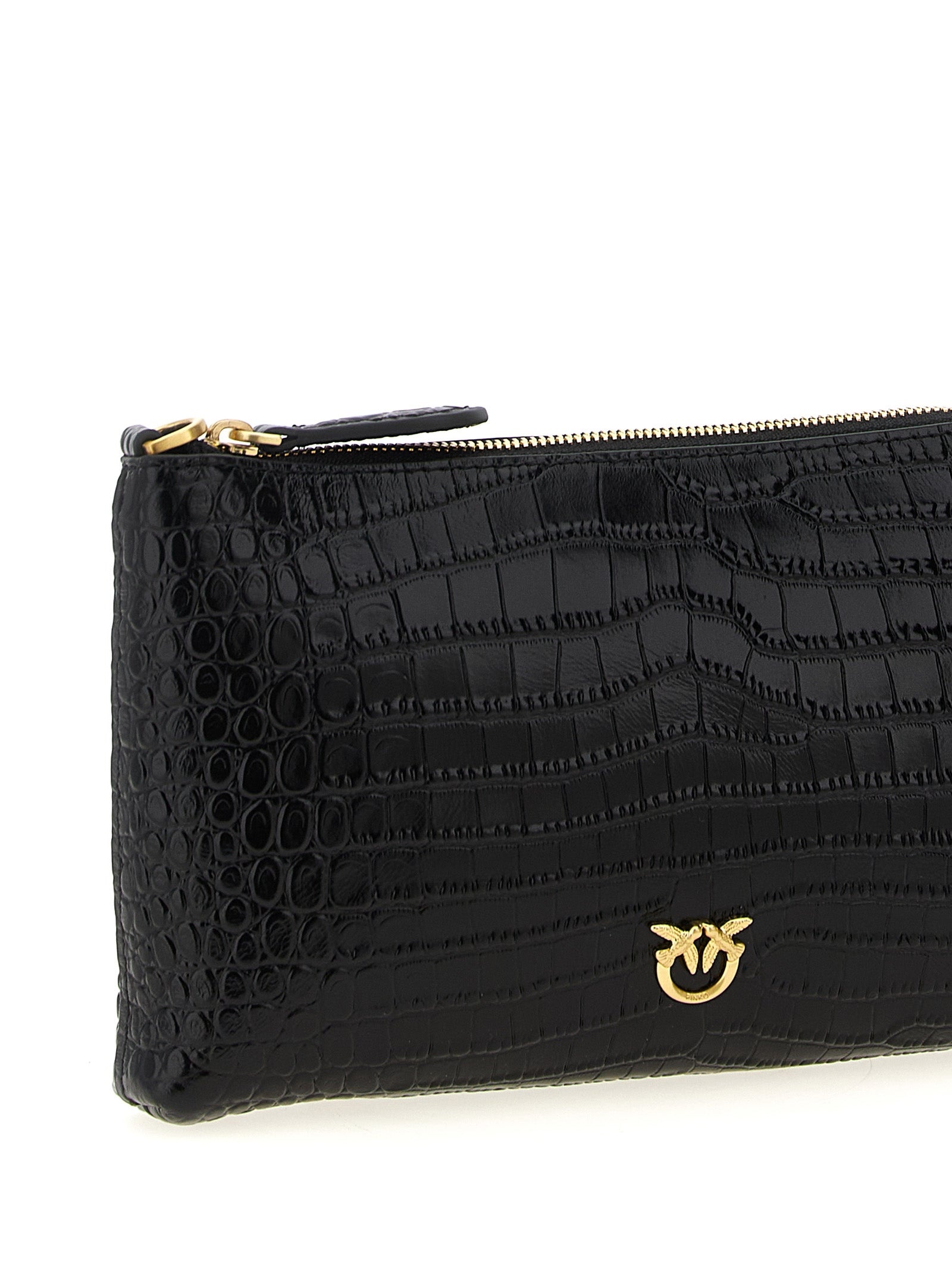 Flat Horizontal Crossbody Bags Black - 3