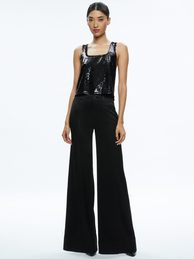 Alice + Olivia AVRIL SEQUIN BOXY TANK outlook