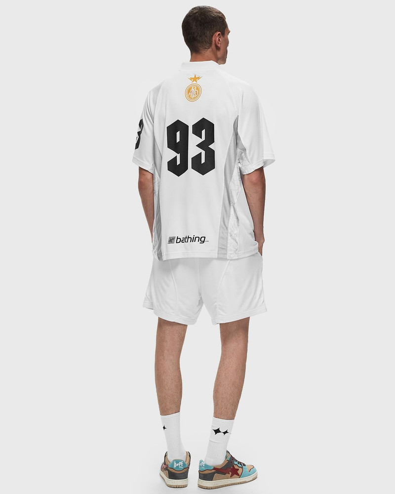 A BATHING APE® MULTI LOGO RELAXED FIT SOCCER JERSEY outlook