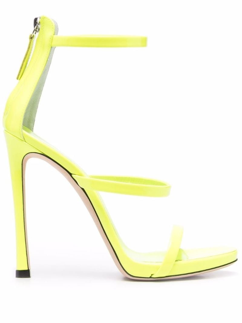 open-toe heeled sandals - 1