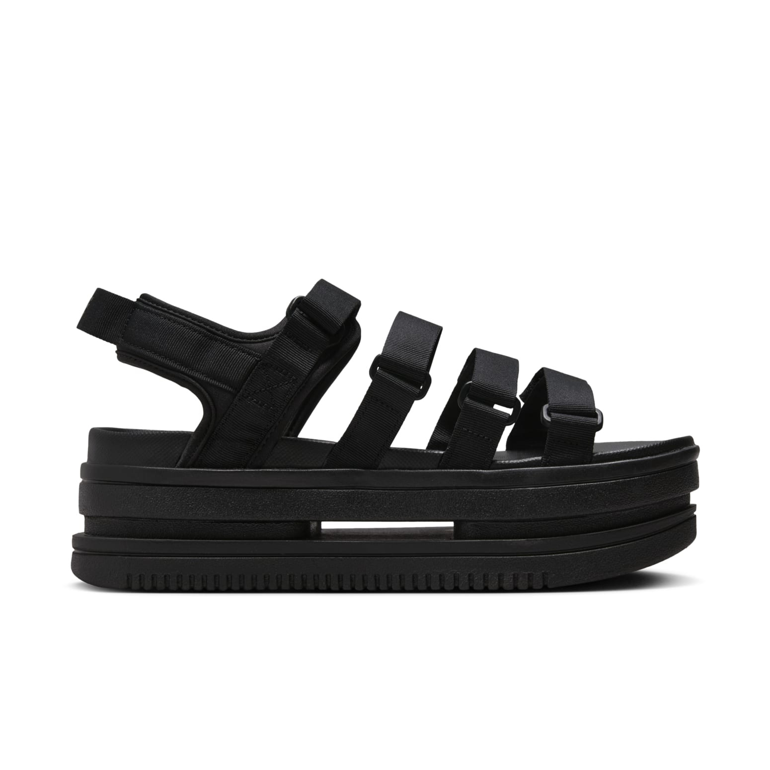 (WMNS) Nike Icon Classic Sandals 'Black' DH0223-004 - 2