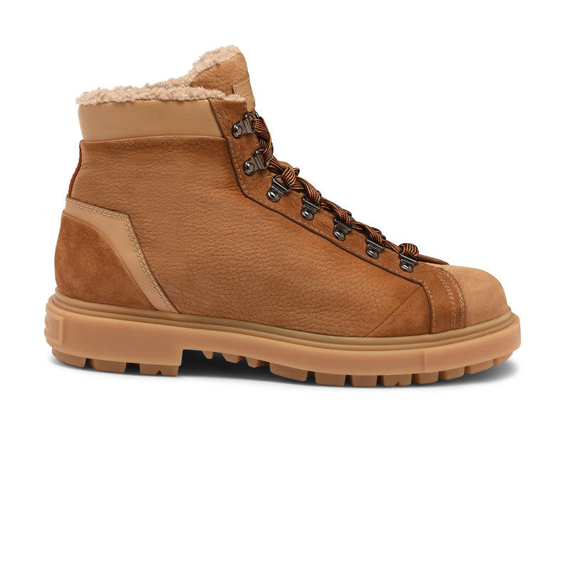 Men’s brown nubuck hiking boot - 1