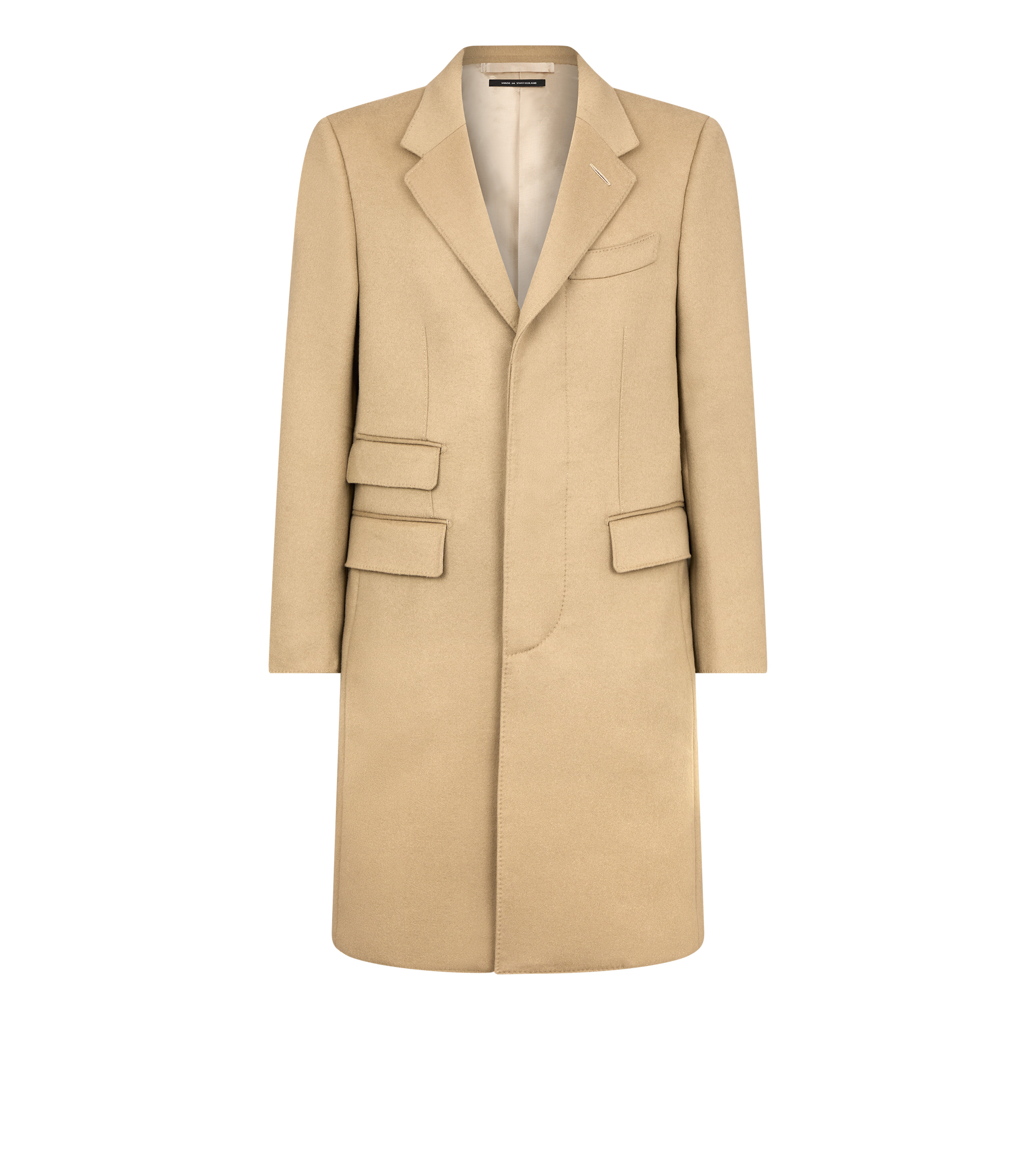 WOOL CASHMERE LIGHT TAILORED COAT - 1