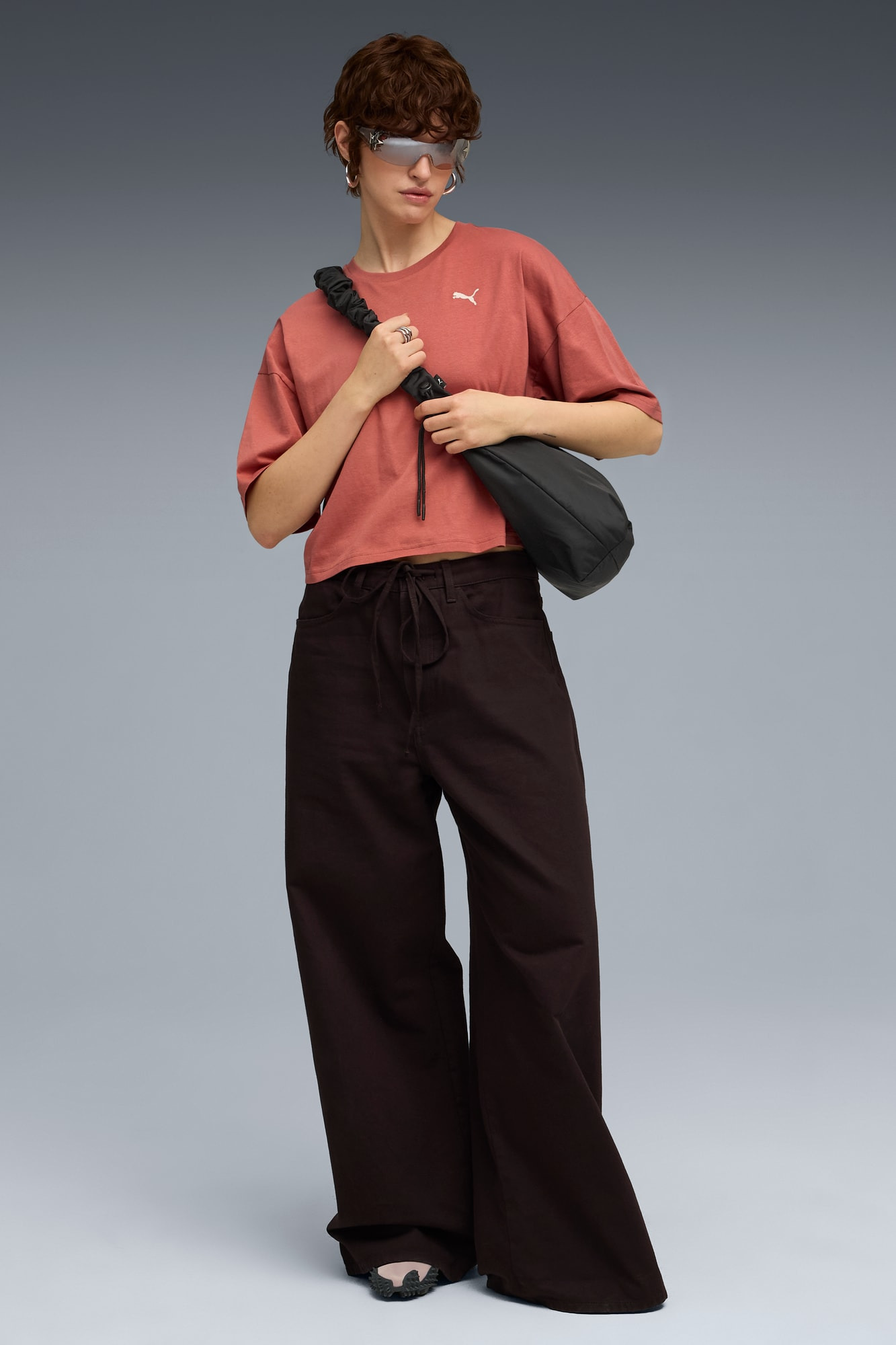 Wardrobe Essentials Women's Oversized Short Tee - 5