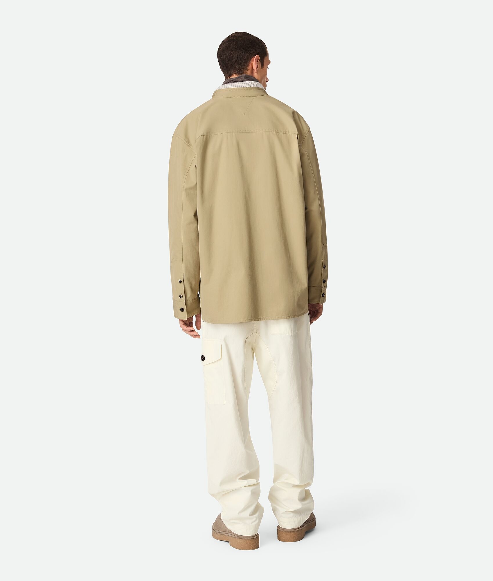 Light Cotton Twill Overshirt - 3