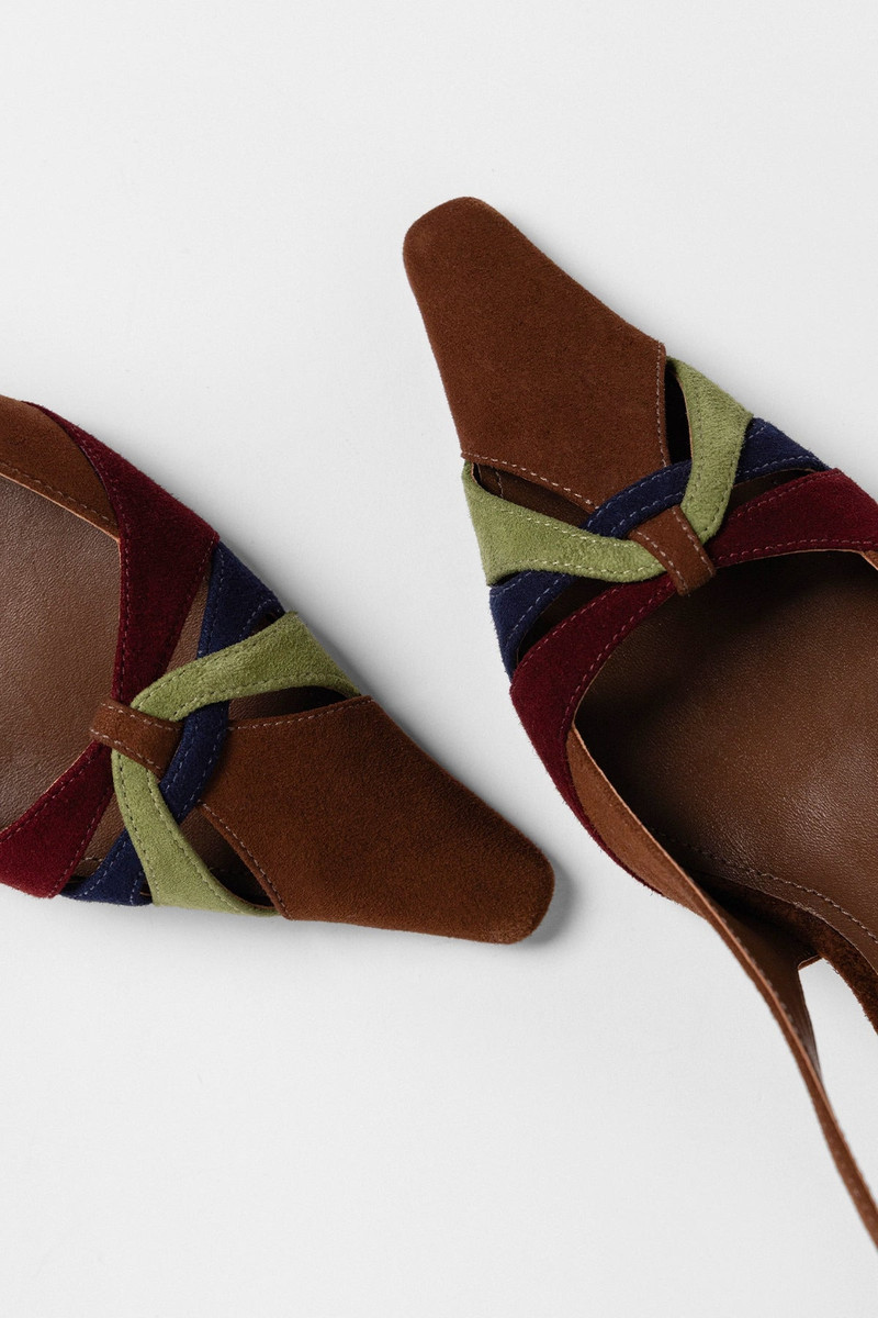 Kirstin Pump Burnt Umber Suede 4