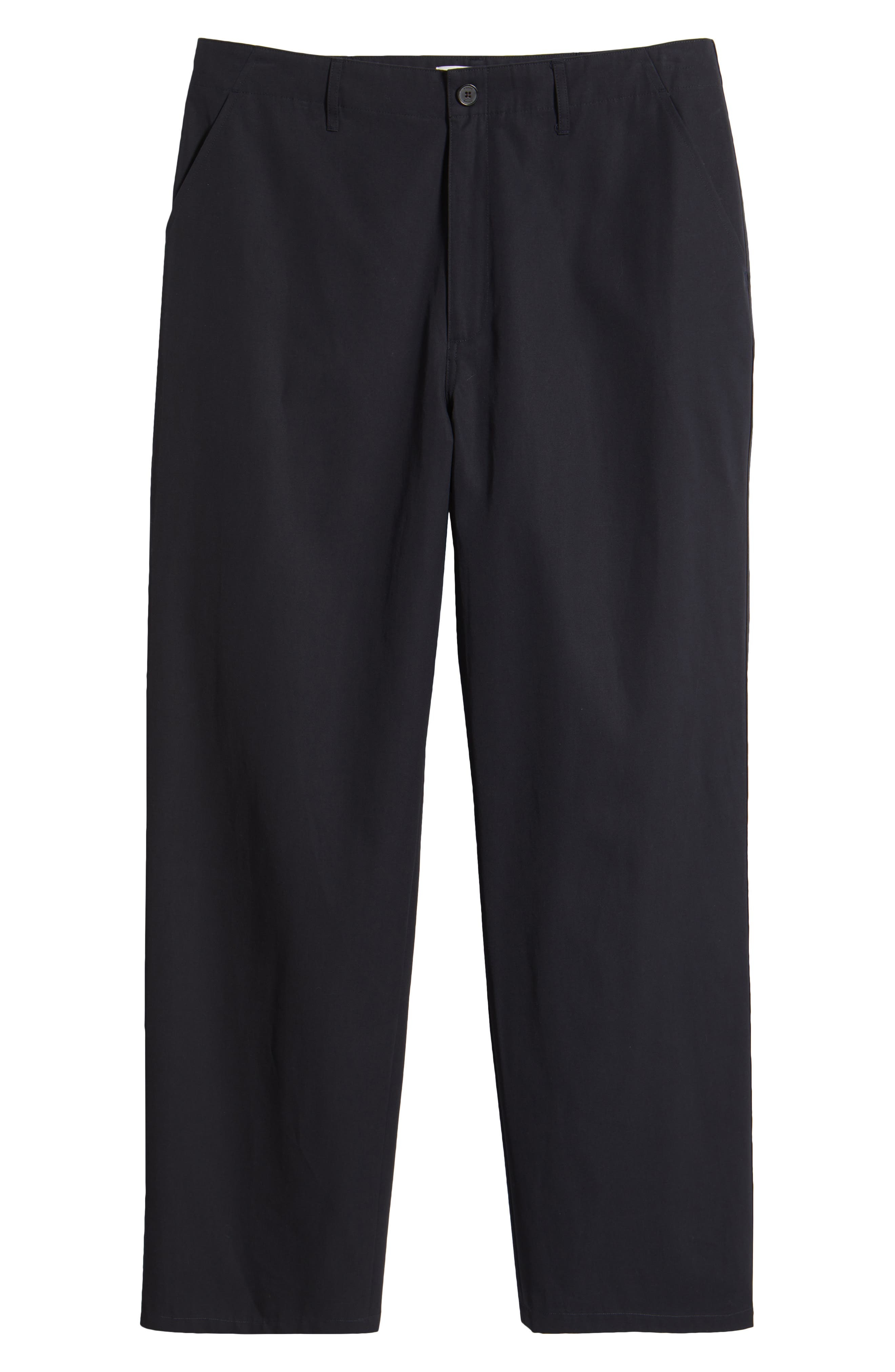 FRAME Relaxed Fit Cotton Pants in Dark Navy at Nordstrom - 5