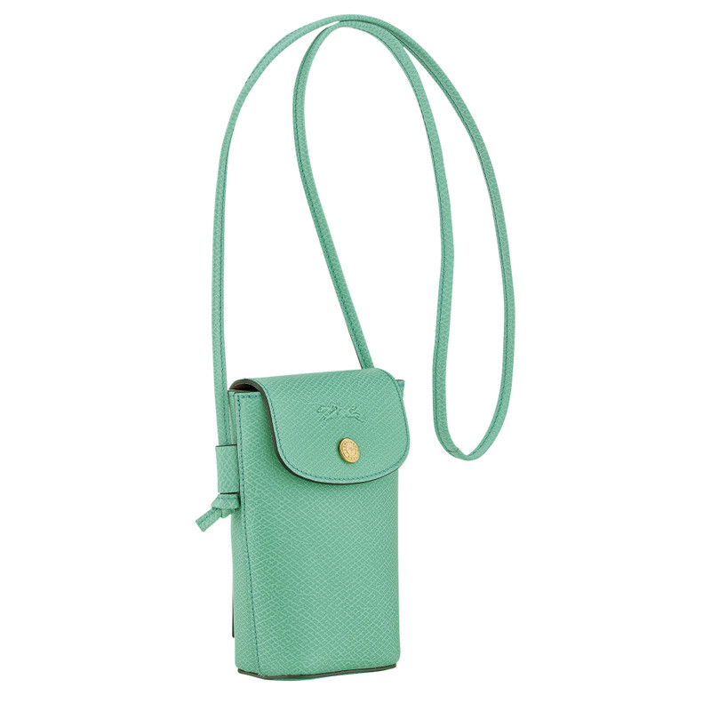 Épure Phone case with leather lace Mint - Leather 3