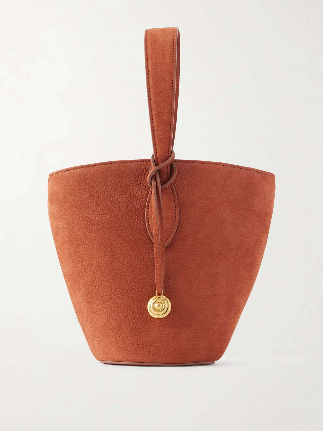 Single Handle Leather Tote - 1
