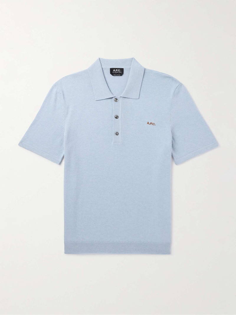Ollie Logo-Embroidered Cotton Polo Shirt - 1