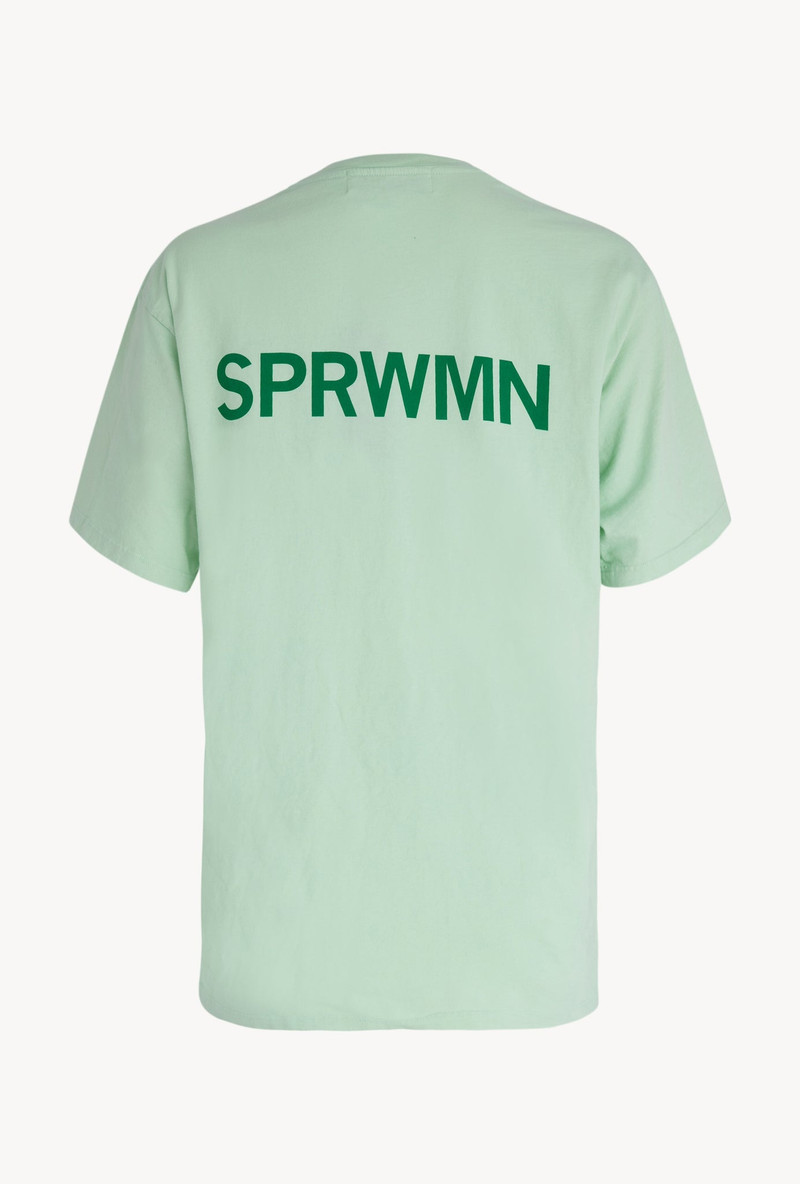 SPRWMN MINT COTTON LOGO TEE outlook