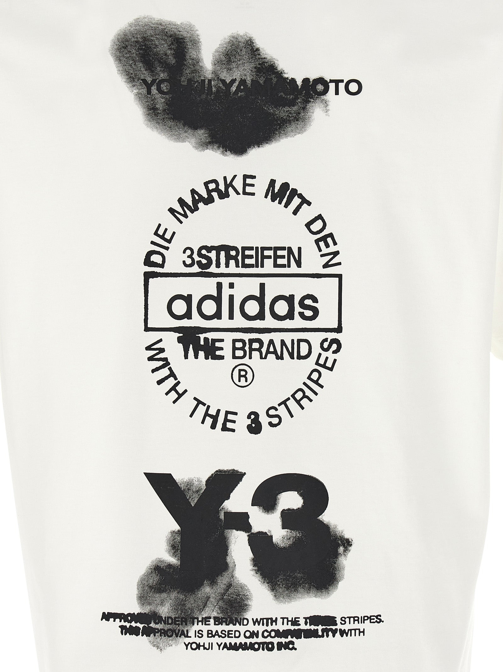 Y-3 Graphic T-Shirt White/Black - 4