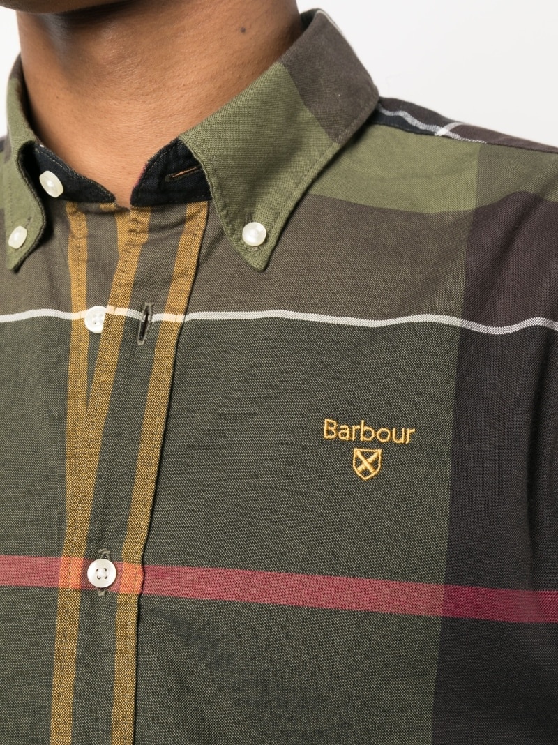 plaid-print long-sleeve shirt - 7
