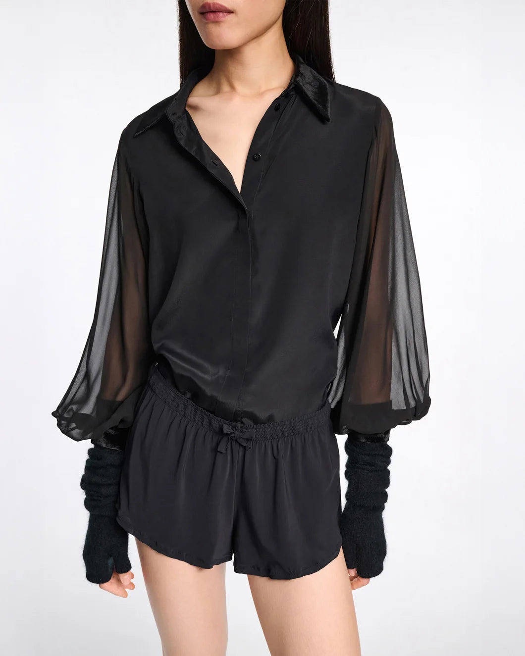 VELVET WHISPER BLOUSE - 5