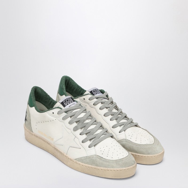 Golden Goose Ballstar White/Green Low Sneaker Men - 2