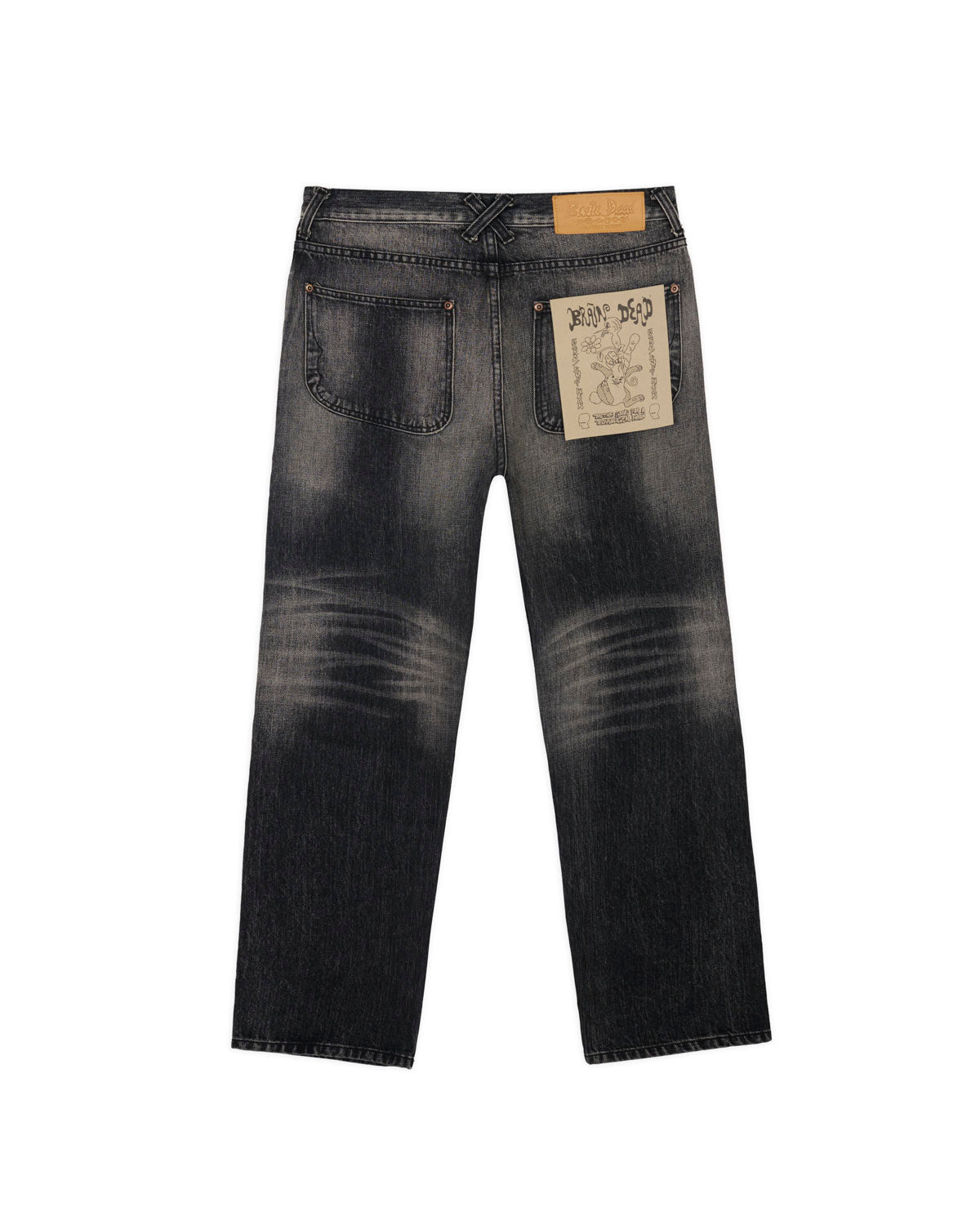 Type 01 13.2oz Selvedge Denim Pant - Washed Black - 3