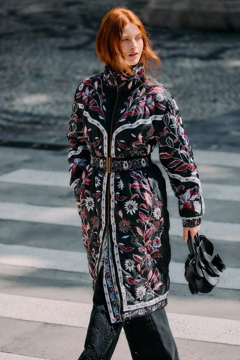 Black Marcelle Reversible Maxi Puffer Jacket 1