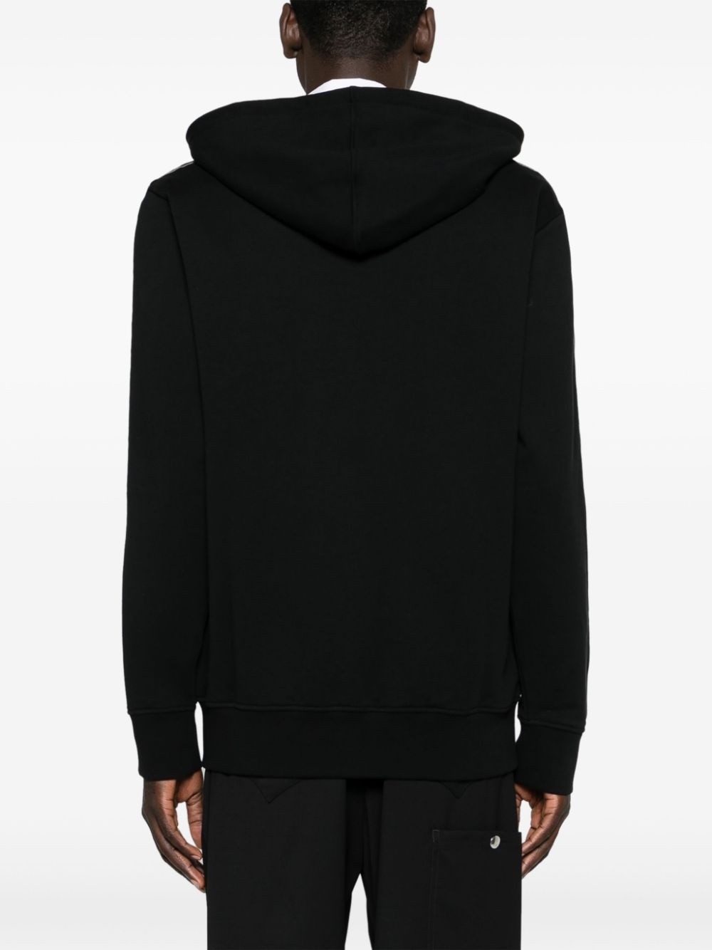 LOGO-TRIMMED COTTON HOODIE - 4