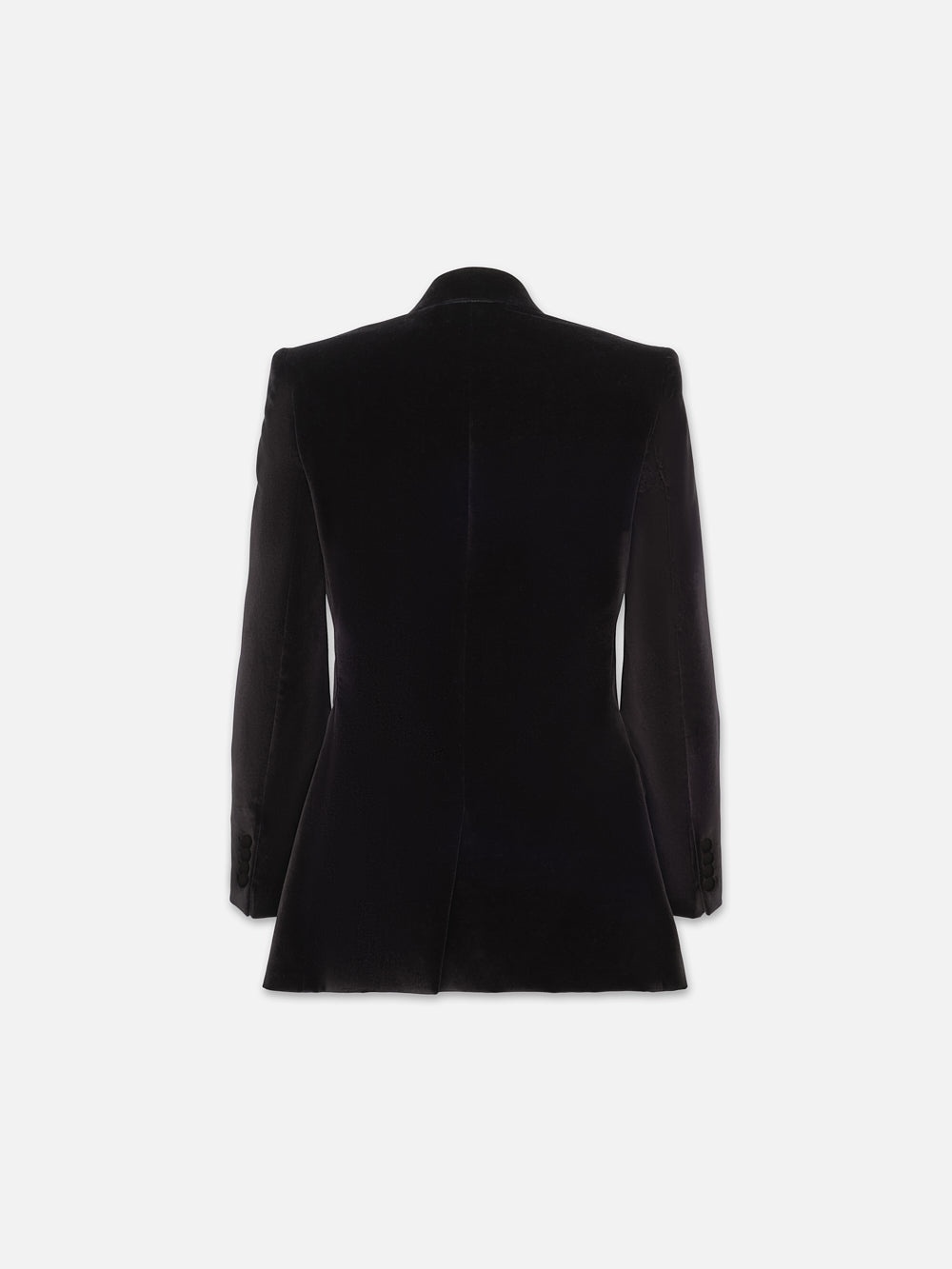 Double Breasted Slim Blazer in Black - 3