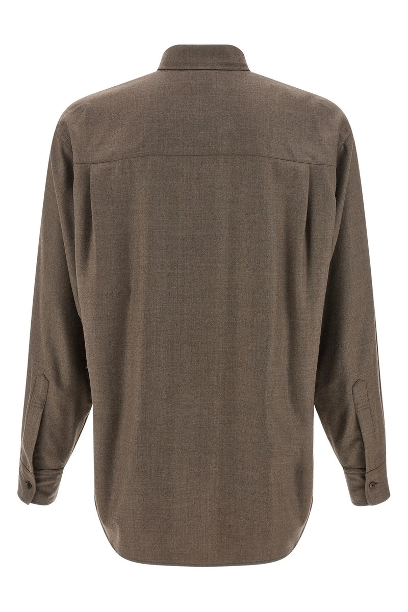 AURALEE Ultra-fine velvet wool shirt outlook