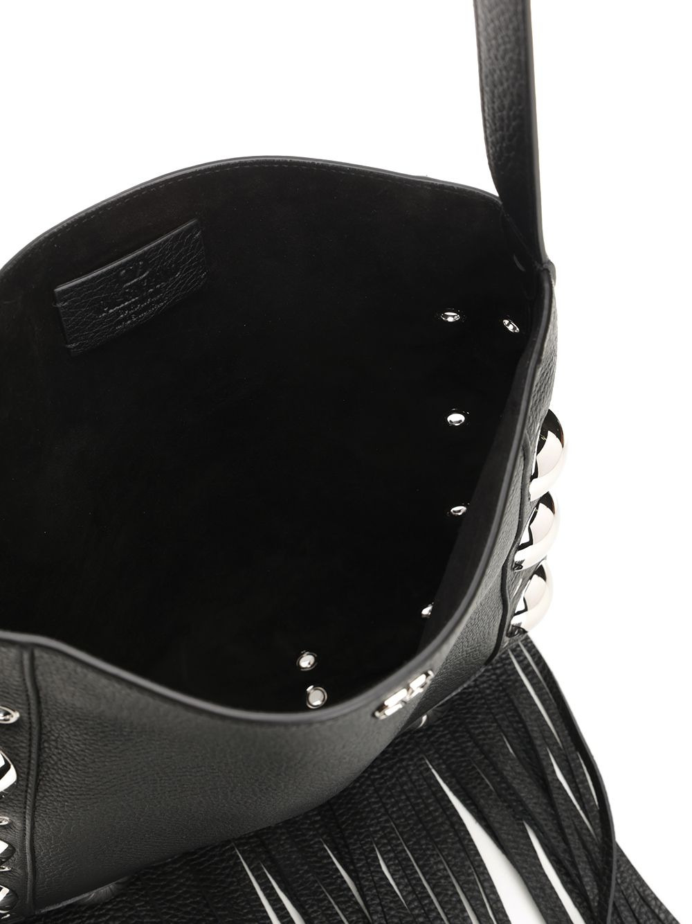 Cross Body Bag | Nellcote | Vit.St.Alce/Pall.Multi Studs-Logo Crossbody Bags Black - 4