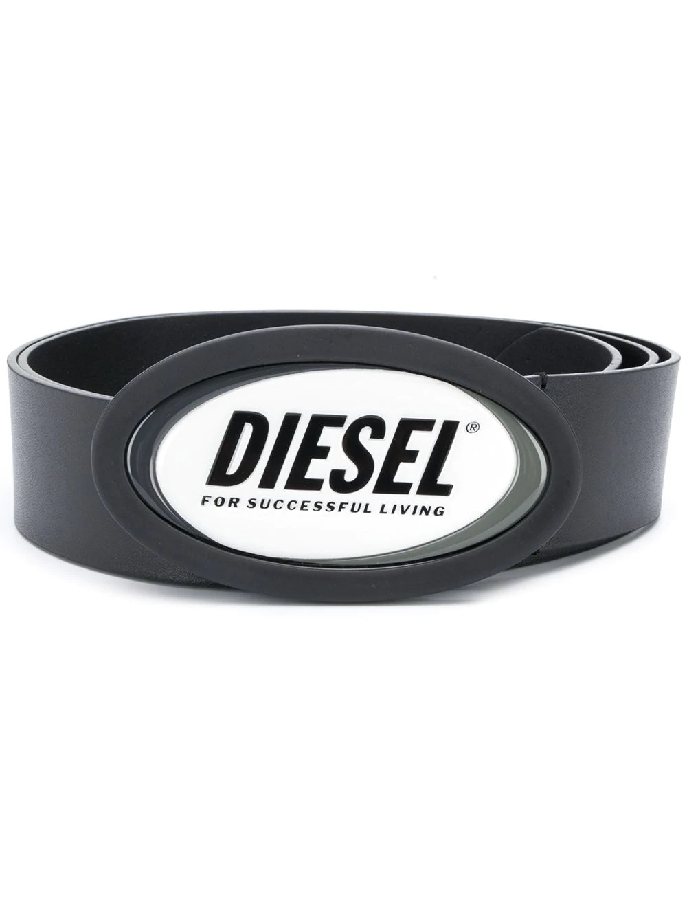 logo buckle belt - 1