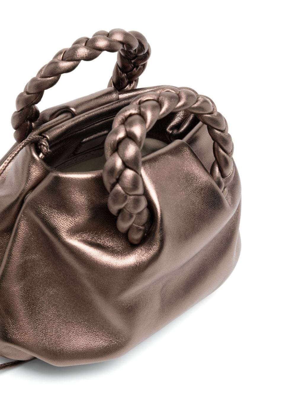 Bombon metallic leather mini bag - 5