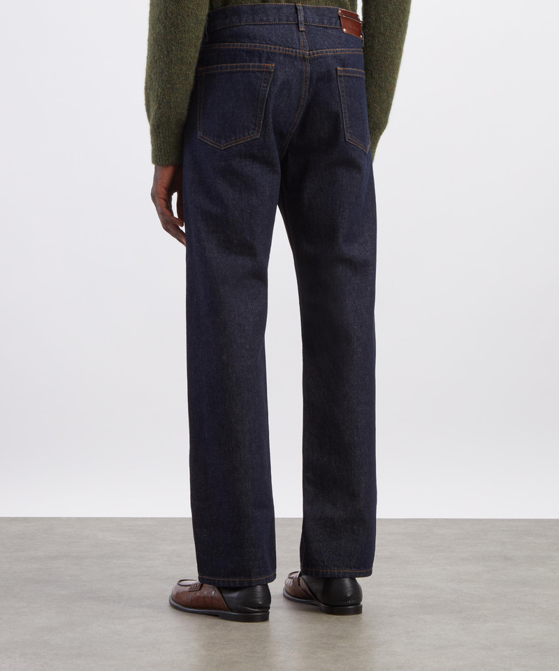Indigo Straight-Leg Jeans 4