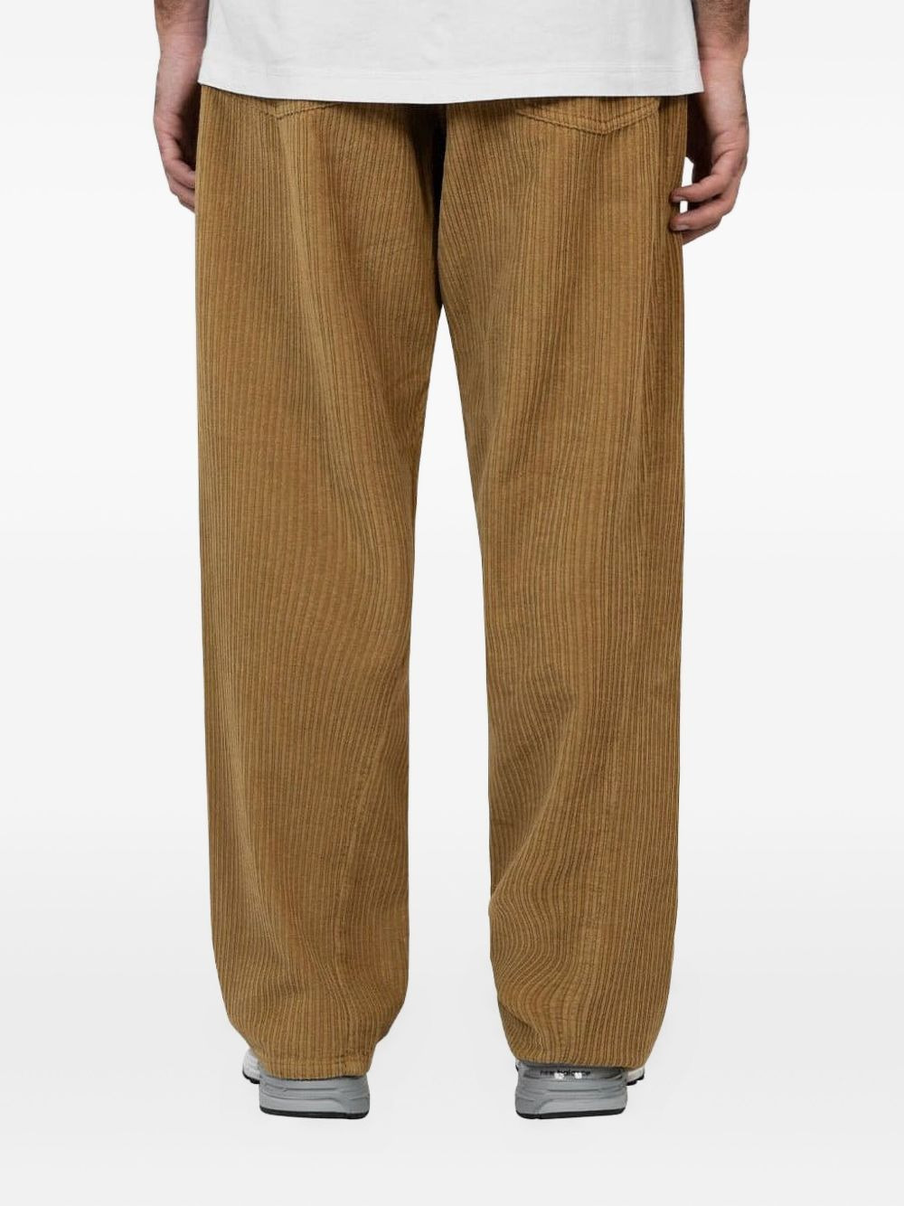 wide-leg corduroy trousers - 3