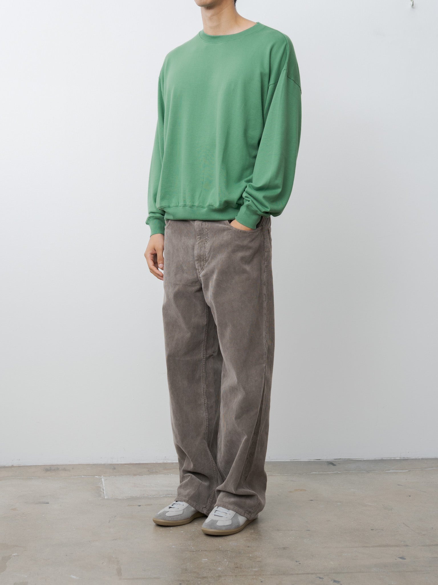 Super High Gauge Sweat P/O - Green - 3