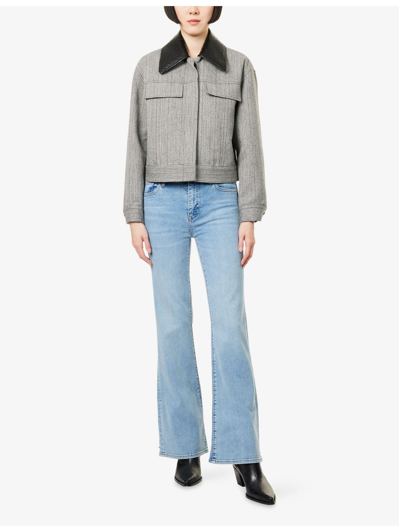 FRAME The Icon Flared-Leg Denim Jeans outlook