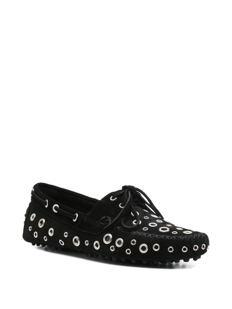 gimaguas eyelets lace-up loafers outlook