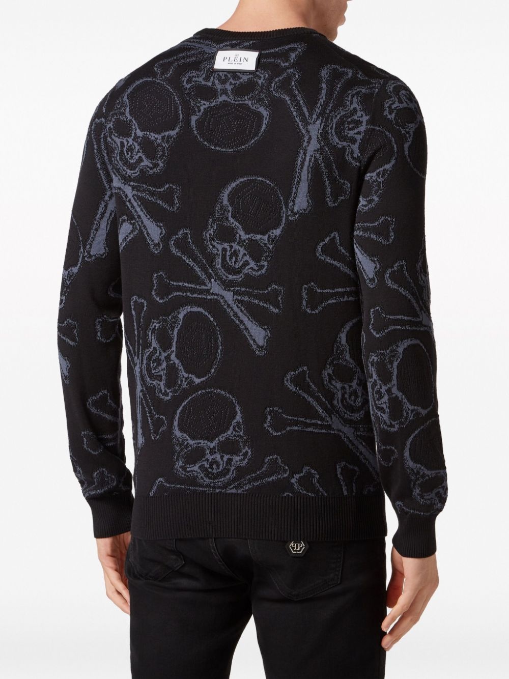 Skull&Bones jacquard jumper - 4