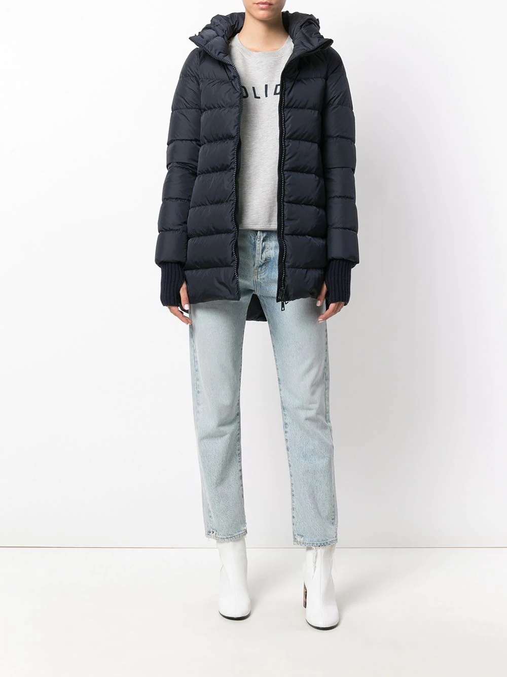 hooded puffer jacket - 2