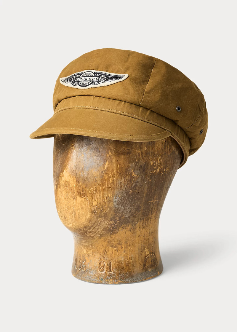 Oilcloth Motorcycle Cap 1