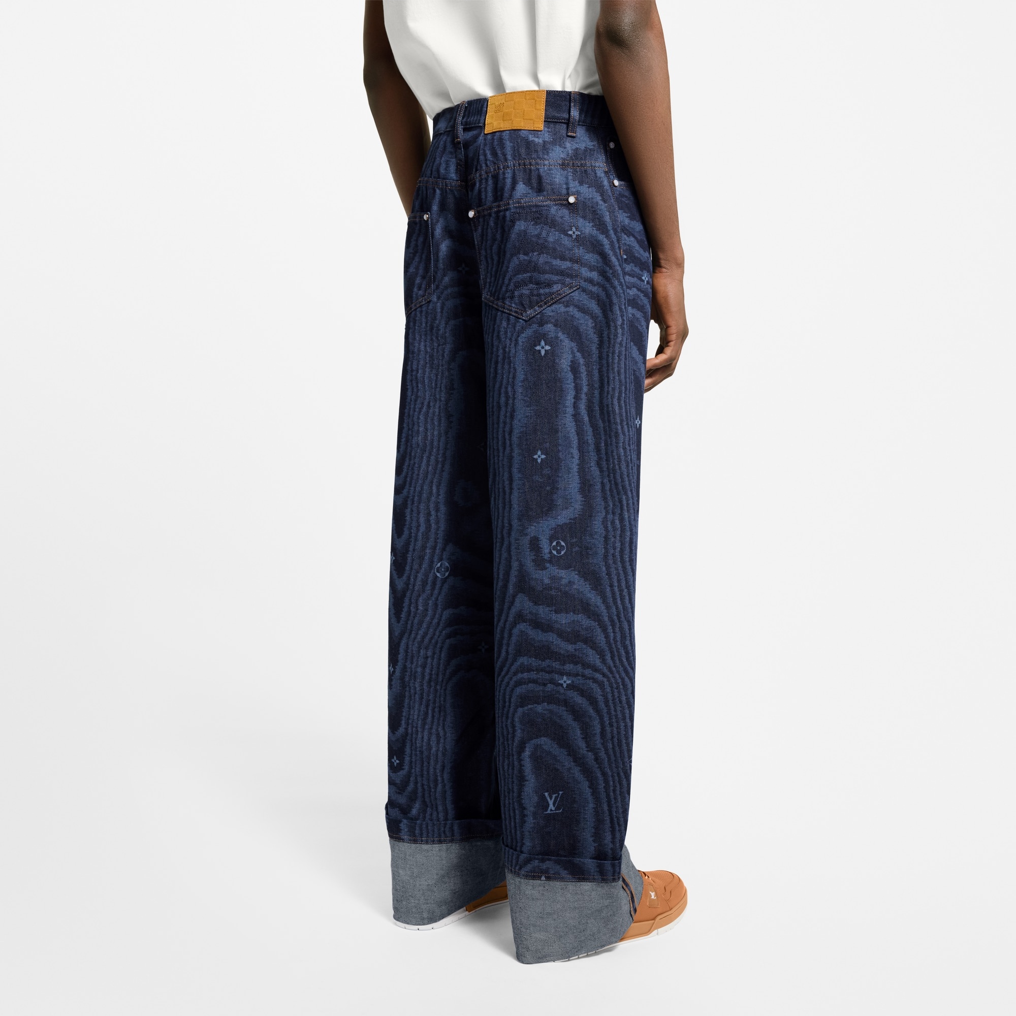 Cuffed Denim Skate Pants - 2